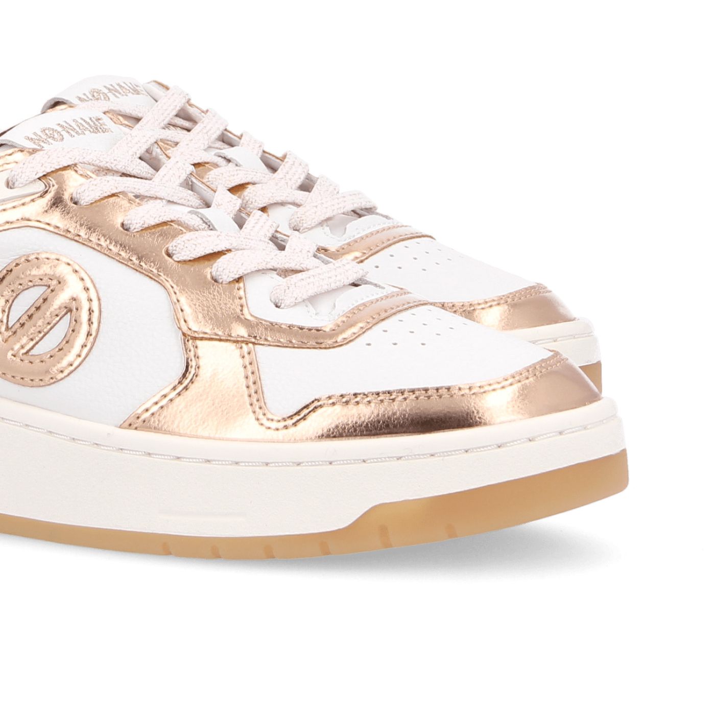 KELLY SNEAKER - GRAIN/METALLIC - WHITE/COPPER